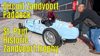 Circuit Zandvoort Paddock St Paul Historic Zandvoort Trophy mei 2024 [upl. by Ayikan]