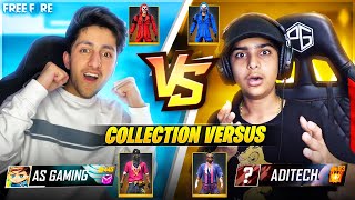 As Gaming Vs Aditech Best Collection Versus 😍 Rarest Bundle Of Free Fire  Garena Free Fire [upl. by Ogden]