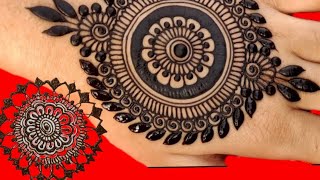 আপনার হাতে এই মেহেদী ডিজাইন করতে পারেন  hater talur mehndi design  mehandi back designs [upl. by Suiravad]