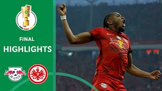 RB LEIPZIG triumphs again  Leipzig vs Frankfurt 20  Highlights  DFBPokal Final [upl. by Fasano]