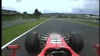 Michael Schumacher  Ungheria 2006 onboard [upl. by Cohberg877]