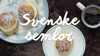 Opskrift Svenske fastelavnsboller semlor I Nem og lækker opskrift [upl. by Gradeigh]