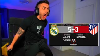 Resumen Supercopa de España  Real Madrid 53 Atlético de Madrid  Semifinal  🔴 RFEF [upl. by Buckley]