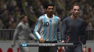 PES 2009  PC Gameplay Brazil vs Argentina 1080p  Win 10 [upl. by Ybrik263]