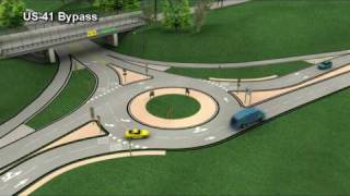 New Roundabout at US41 and Front Street in Marquette [upl. by Eelannej]