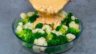 Recette super savoureuse au brocoli et choufleur Essayez cette sauce au yaourt [upl. by Yentroc]