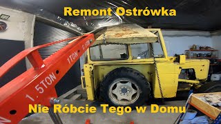 Vlog92Koparkoładowarka Ostrówek Ursus K162 1984Renovation of a backhoe loaderjak ściągać dach [upl. by Annoyek]