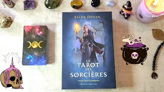 LE TAROT DES SORCIERES dEllen Dugan Présentation complète cartes  livret en français [upl. by Marcello]