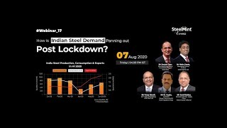 SteelMint Webinar  How is Indian Steel Demand Panning out Post Lockdown [upl. by Adlay]