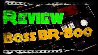 Review  Boss BR800  Alex Machado [upl. by Kcub]