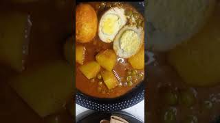 Dinner recipes  अंडा मटर आलू  Egg curry  Egg gravy  Anda masala  Egg recipes New Dinner Ideas [upl. by Kammerer]