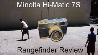 Minolta HiMatic 7S film rangefinder review and howto [upl. by Hachmin776]