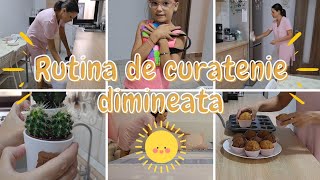 Rutina de curatenie dimineata🌞Fa curat cu mineClean with me [upl. by Onailime]