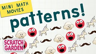 Patterns  Mini Math Movies  Scratch Garden [upl. by Inoliel]