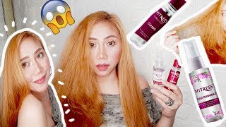 Silky Straight Smooth Hair in Just a Seconds😱😁 Vitress Cuticle Coat and Freshener Review 👌🙆 [upl. by Nikolos]