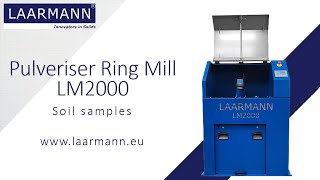 Pulveriser Ring Mill LM2000  Soil samples [upl. by Acissaj129]