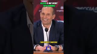 Lultimo show di Allegri in conferenza stampa post Coppa Italia [upl. by Odlanar]