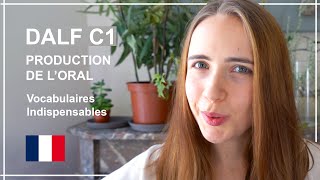 DALF C1  Vocabulaires indispensables pour la Production Orale [upl. by Anauqes139]