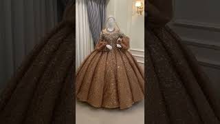 Most beautiful ball gown dress design girlsfashionreview youtubeshort 2024 💯❤️ [upl. by Atinid]