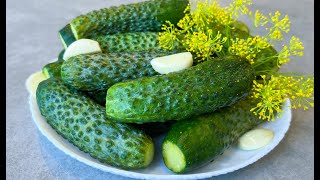 Малосольные Огурцы на Газировке Быстрый Рецепт  Огурцы за Сутки  Pickled Cucumbers [upl. by Aynwat]