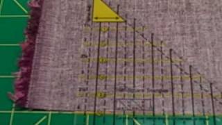 Fons and Porter Half and Quarter Square Ruler demo [upl. by Irot492]