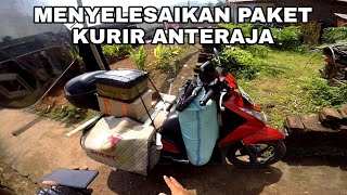 Ternyata Berat  Menyelesaikan Paket Kurir Anteraja  Gopro Hero 4 [upl. by Eilrac]