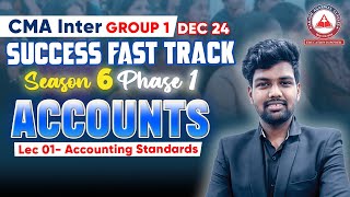 CMA Inter ACCOUNTS Day 01  Success Fast Track Season 06 Phase 01  AAC [upl. by Ysac706]