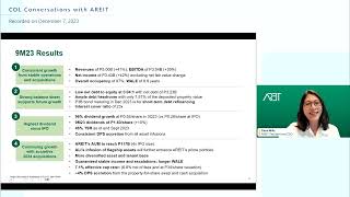 COL Conversations AREIT Special Webinar [upl. by Notnert]