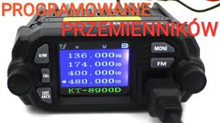 Programowanie przemienników na QYT KT8900D [upl. by Oiraved662]