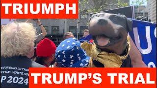 Triumph Reports From Trumps Hush Money Trial [upl. by Holcomb]