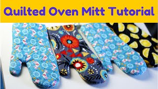 How to Make an Oven Mitt FREE pattern amp Tutorial [upl. by Schreck959]