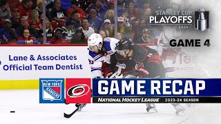 Gm 4 Rangers  Hurricanes 511  NHL Highlights  2024 Stanley Cup Playoffs [upl. by Collette]