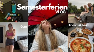 Vlog  Semesterferien  Uni Noten  Gym  Meeting friends [upl. by Kallick]