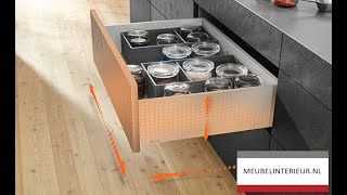 Blum LEGRABOX lade  Aanpassingen uitleg video [upl. by Suixela]