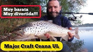 Estrenando MAJOR CRAFT CEANA UL majorcraft ceana trout [upl. by Elleved210]