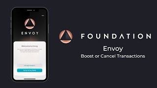 Boost or Cancel Your Bitcoin Transactions With Envoy Wallet [upl. by Ardnoet]