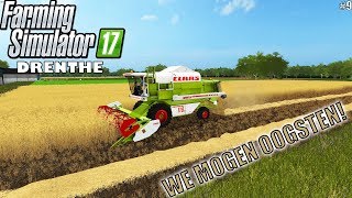 WE MOGEN OOGSTEN Farming Simulator 17 Drenthe 9 [upl. by Frankie586]