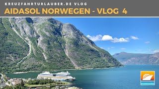 Vlog4  Norwegische Fjorde mit AIDAsol Ålesund und Eidfjord [upl. by Harad]