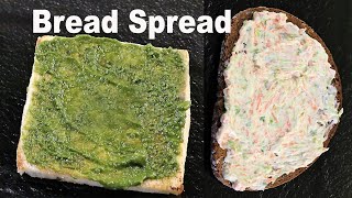 Amazing amp Easy Bread Spreads  Yoghurt Spread amp Mint Spread [upl. by Ethelbert761]