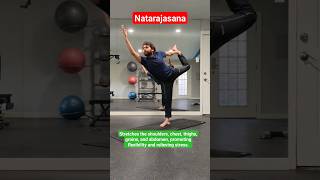 Learn Natarajasana natarajasana dancerpose yogawithkundan yogicfitness yoga fitness [upl. by Ardy587]