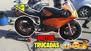 MOTOS TRUCADAS EN CIRCUITO  CAÍDAS 😜😱 [upl. by Marilyn83]