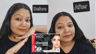 VLCC Diamond Facial Kit STEP BT STEP DEMO AND REVIEW 🥰  Ghar par kare facial 💁‍♀️ Kiarasharma08 [upl. by Bahe973]