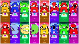 Alphabet Lore Megamix Tiles Hop with All Colours amp All Shapes 🆚 Alphabet Lore 🎶 Who Is Best [upl. by Eirol]