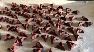 100 Hamantaschen in 30 min [upl. by Craggie364]