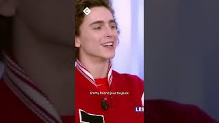 Timothé Chalamet fan de lAS Saint Etienne càvous [upl. by Perkins]