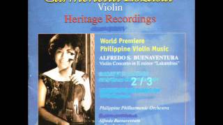 Alfredo BuenaventuraViolin Concerto in e quotLakambiniquot23Andante espressivo [upl. by Nuahsel693]