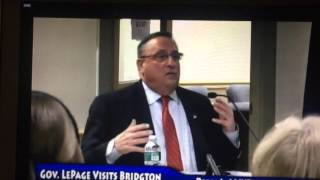 Gov Paul LePage on Maines drug problem [upl. by Iahk]