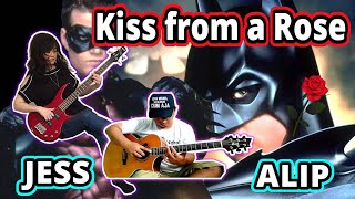 Alip Ba Ta amp Jess Mancuso – Kiss From A Rose – Seal – Vocals Fingerstyle Guitar Piano Violin [upl. by Parry]