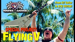 Special Project Custom Flying V Guitar Build  Hughes Garage SCA slotcars guitarbuilder craft [upl. by Atinej]