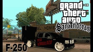 MOD F250 GTA SAN ANDREAS [upl. by Solorac915]